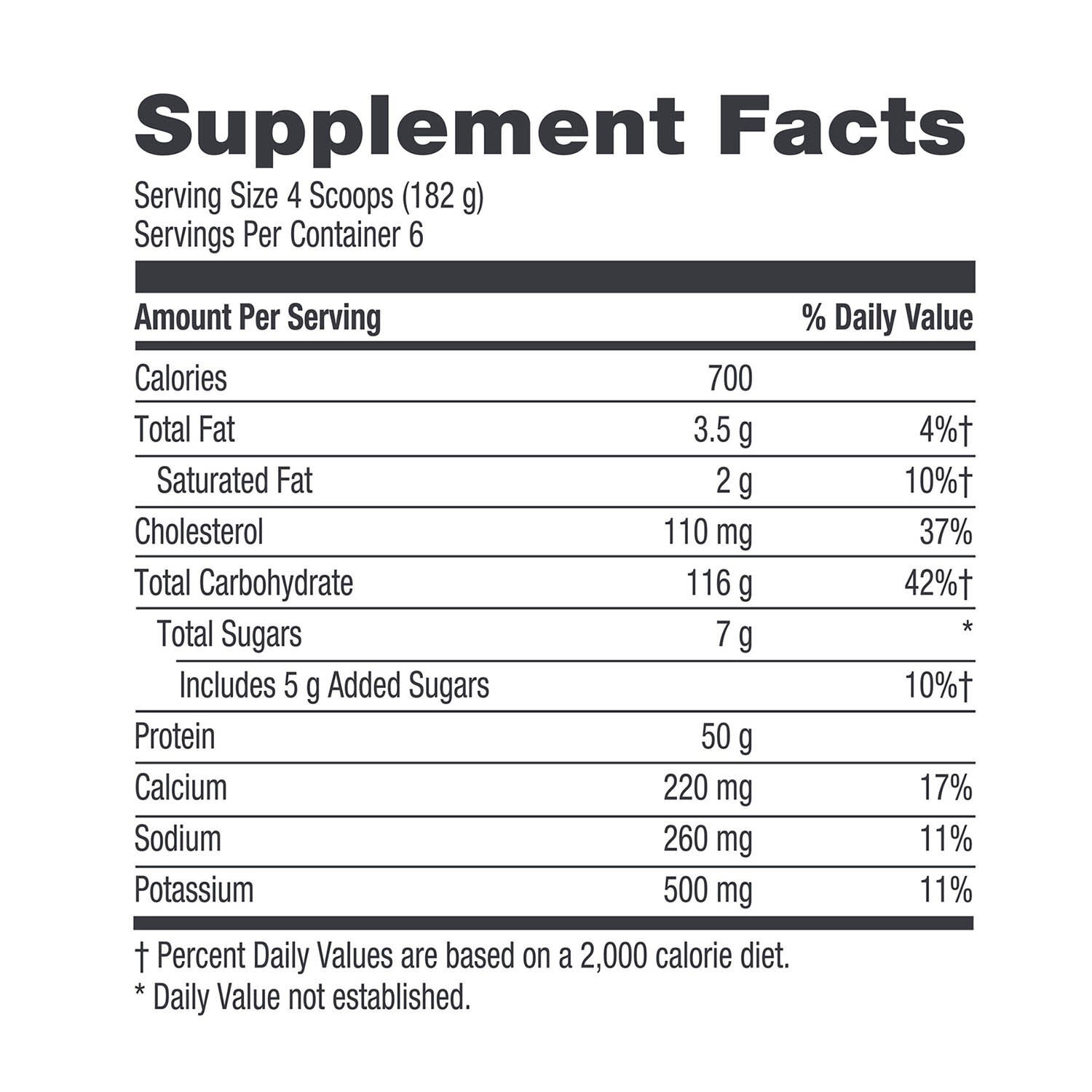 Weight Gainer - Vanilla Ice Cream (6 Servings)